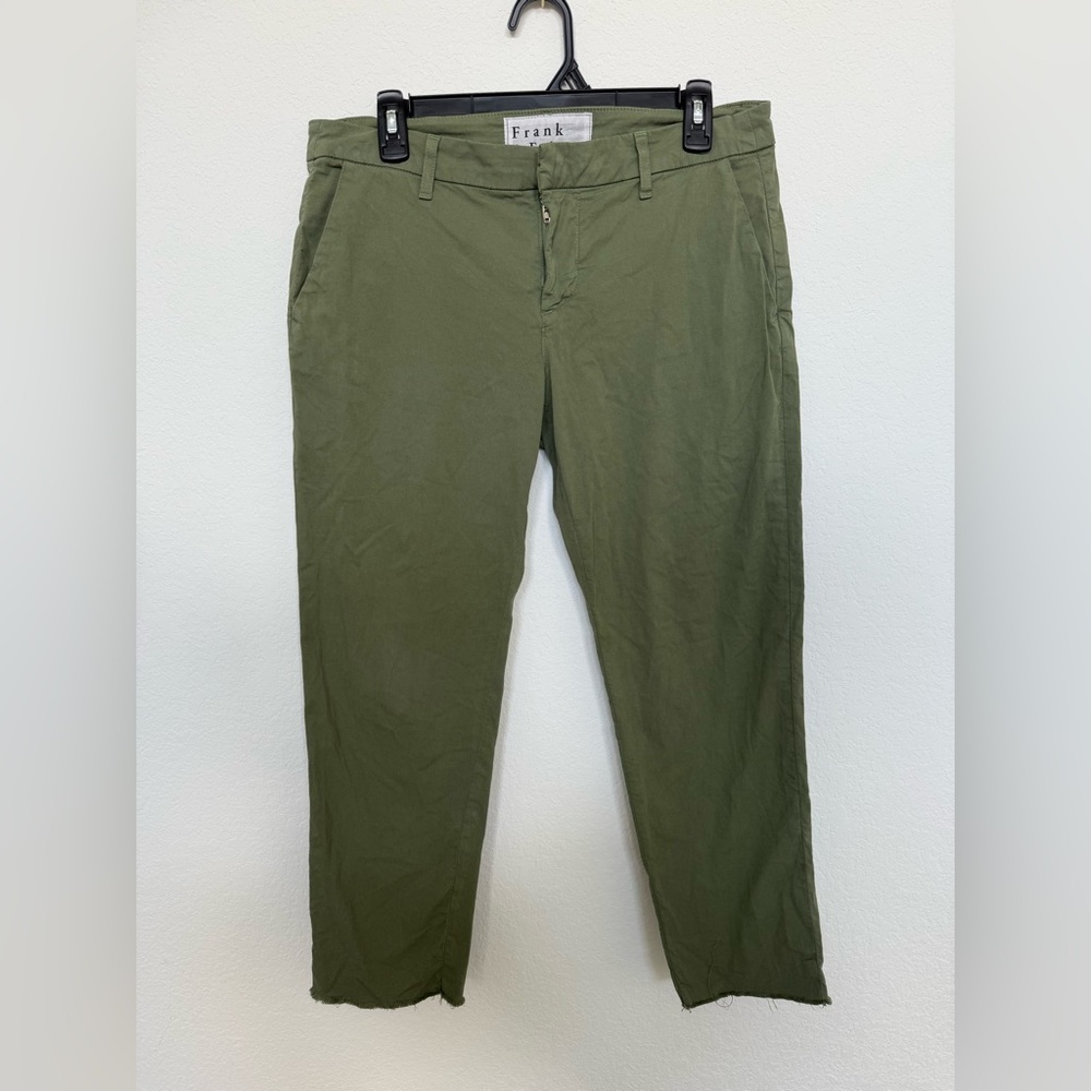 Frank & Eileen Wicklow The Italian Chino Green, size 8 - Picture 2 of 9